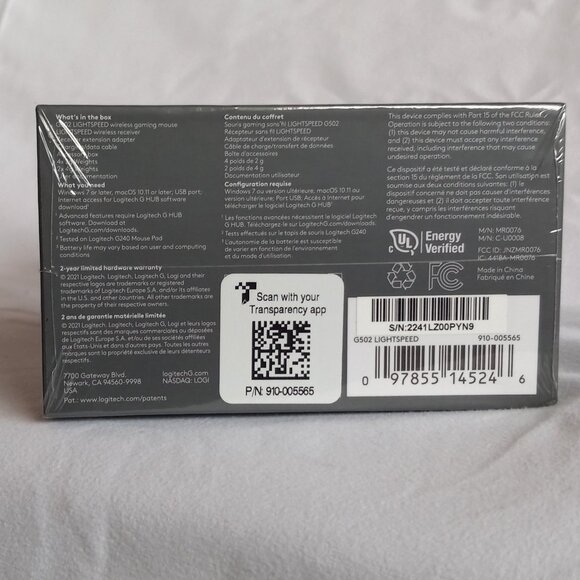 Logitech G502 Wireless Gaming Mouse - Picture 5 of 5